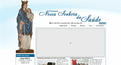 Desktop Screenshot of nossasenhoradasaude.org